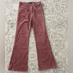 Black Label by C’Est Toi-Pink Corduroy Flare Jean from the Buckle, size 5